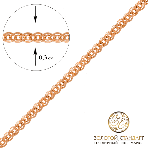 Золотий ланцюг Нонна 11613 детальне зображення ювелірного виробу