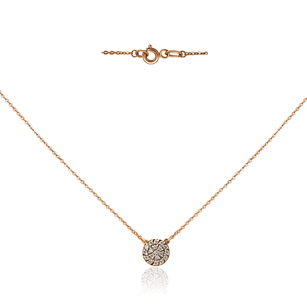 Утонченное золотое колье с фианитами 035867 детальное изображение ювелирного изделия Золотые цепочки Утонченное золотое колье с фианитами 035867 детальное изображение ювелирного изделия Золотые цепочки