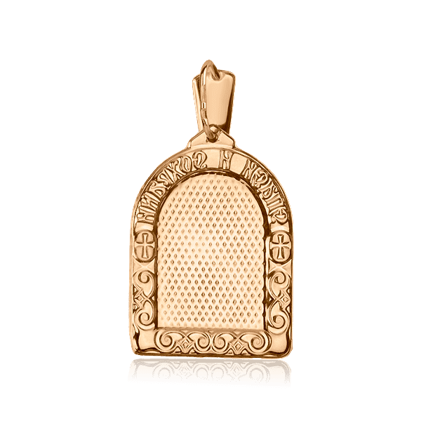 Купить золотой подвес иконка Спаси и сохрани  Купить золотой подвес иконка Спаси и сохрани