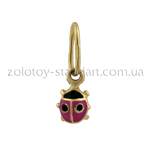 Золотой подвес Божья коровка 61802 детальное изображение ювелирного изделия Детские подвески золотые Золотой подвес Божья коровка 61802 детальное изображение ювелирного изделия Детские подвески золотые