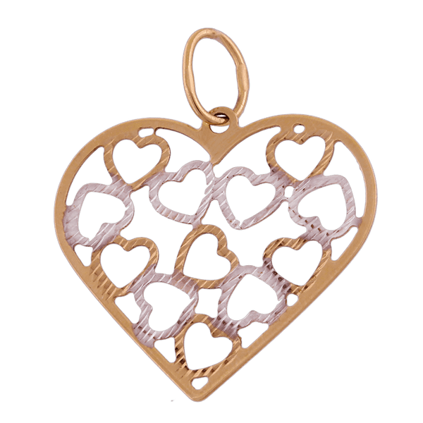 Золотий підвіс з сердечками 421333 детальне зображення ювелірного виробу Золотий підвіс з сердечками 421333 детальне зображення ювелірного виробу