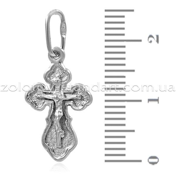 Серебряный крестик 62501 детальное изображение ювелирного изделия Серебряные подвески крестики Серебряный крестик 62501 детальное изображение ювелирного изделия Серебряные подвески крестики