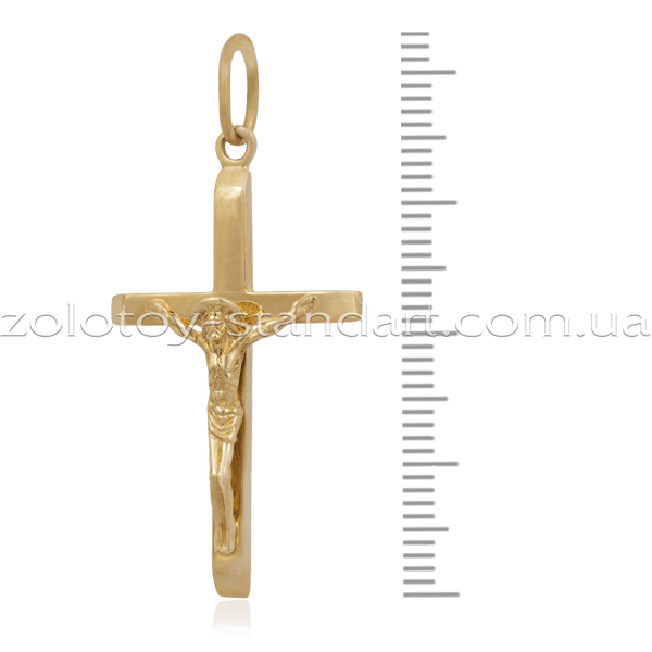 Золотий хрестик 3002 детальне зображення ювелірного виробу