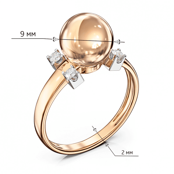 кольцо с шариком кольцо с шариком