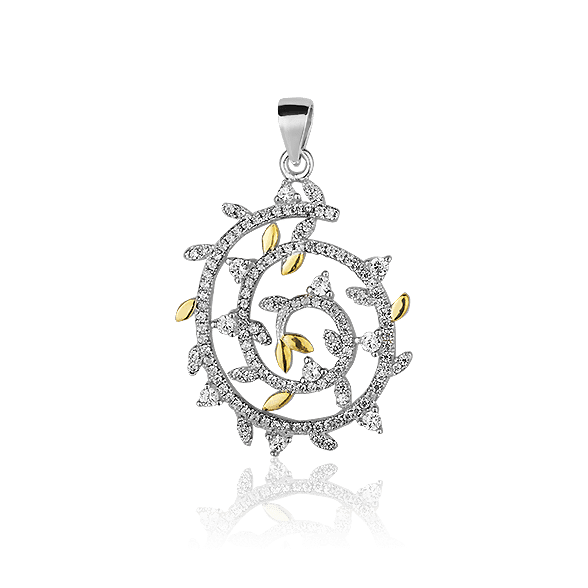 Серебряный подвес с фианитами 027982 детальное изображение ювелирного изделия Серебряные подвески со вставками Серебряный подвес с фианитами 027982 детальное изображение ювелирного изделия Серебряные подвески со вставками