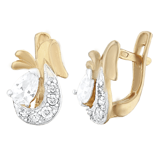 Серебряные серьги С3Ф/098 детальное изображение ювелирного изделия Серьги с позолотой Серебряные серьги С3Ф/098 детальное изображение ювелирного изделия Серьги с позолотой