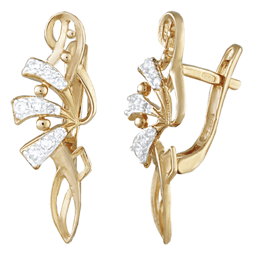 Серебряные серьги С3Ф/077 детальное изображение ювелирного изделия Серьги с позолотой Серебряные серьги С3Ф/077 детальное изображение ювелирного изделия Серьги с позолотой