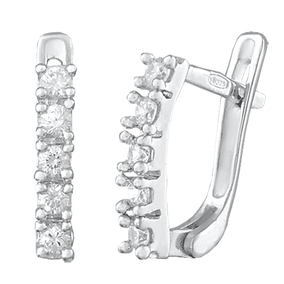 Серебряные серьги С2Ф/007 детальное изображение ювелирного изделия Серебряные серьги с камнями Серебряные серьги С2Ф/007 детальное изображение ювелирного изделия Серебряные серьги с камнями