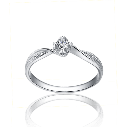 Каблучка з білого золота з діамантами 030936 детальне зображення ювелірного виробу Каблучка з білого золота з діамантами 030936 детальне зображення ювелірного виробу