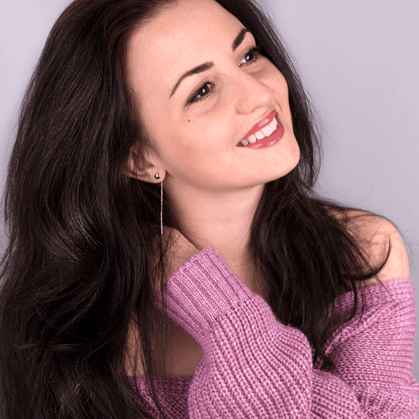 Золотые серьги цепочки 026477 Золотые серьги цепочки 026477