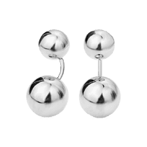 обзорное фото Серьги из серебра Dior 024273 Серебряные серьги без вставок обзорное фото Серьги из серебра Dior 024273  Серебряные серьги без вставок