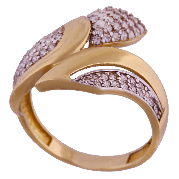 Золотое кольцо с цирконием 2018 детальное изображение ювелирного изделия Золотые кольца с фианитом Золотое кольцо с цирконием 2018 детальное изображение ювелирного изделия Золотые кольца с фианитом