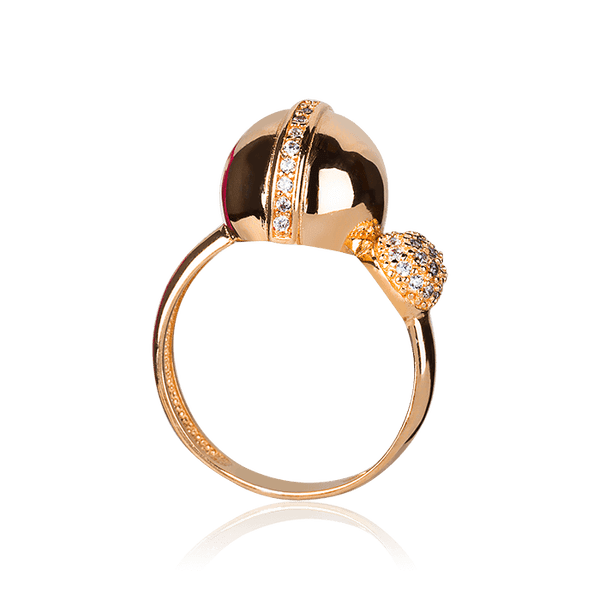 кольцо шарики из золота кольцо шарики из золота