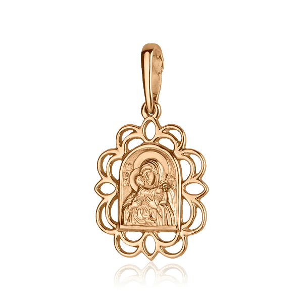 Золотой подвес Богородица Золотой подвес Богородица