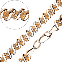 обзорное фото Золотой женский браслет на руку фантазийное плетение 032213 Женские золотые браслеты обзорное фото Золотой женский браслет на руку фантазийное плетение 032213  Женские золотые браслеты