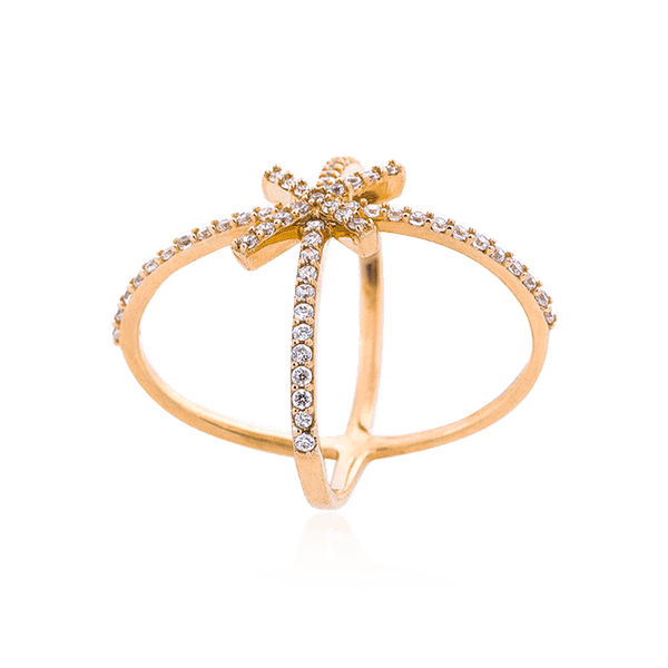 золотое кольцо крест