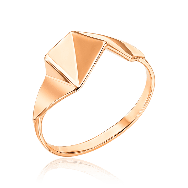 Стильна каблучка Золоте Орігамі 034697 детальне зображення ювелірного виробу Стильна каблучка Золоте Орігамі 034697 детальне зображення ювелірного виробу