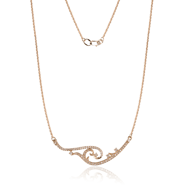 Золотое колье с фианитами 029615 детальное изображение ювелирного изделия Золотые колье с камнями Золотое колье с фианитами 029615 детальное изображение ювелирного изделия Золотые колье с камнями