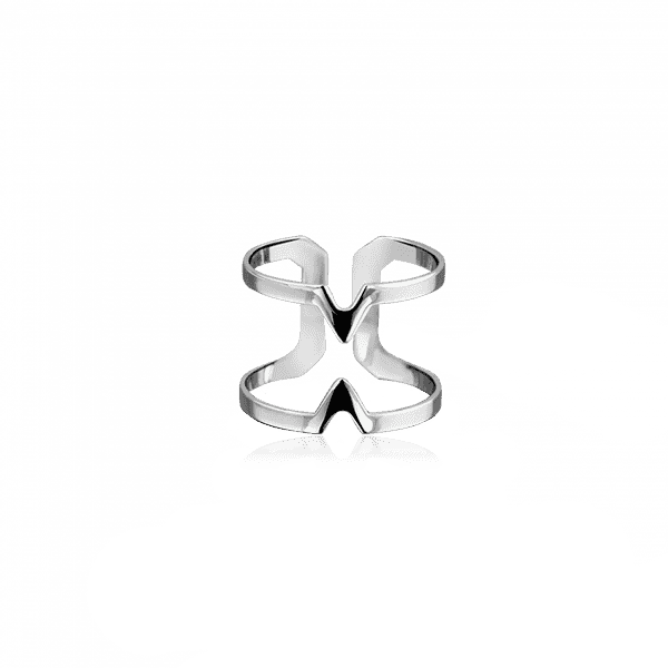 Серебряное кольцо 026173 детальное изображение ювелирного изделия Серебряные кольца без вставок Серебряное кольцо 026173 детальное изображение ювелирного изделия Серебряные кольца без вставок