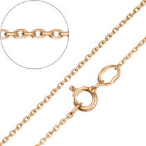 обзорное фото Золотая цепочка Якорное без вставок 027812  Якорная цепочка золотая