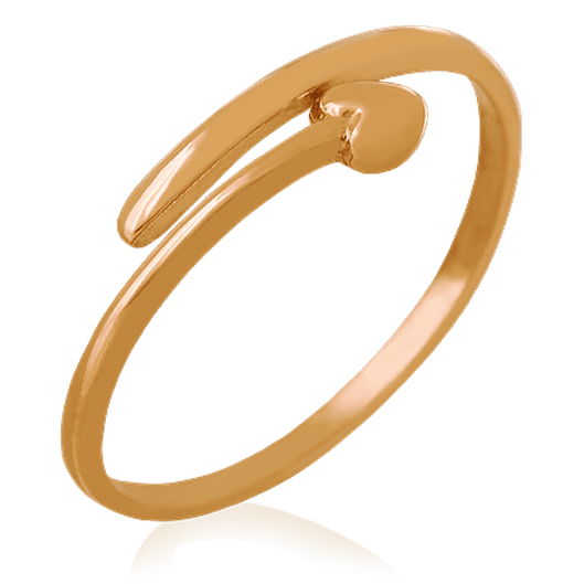 Обручальное кольцо из красного золота 023747 детальное изображение ювелирного изделия Золотые обручальные кольца