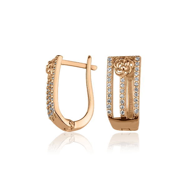 Золотіе серьги с фианитами фото Золотіе серьги с фианитами фото