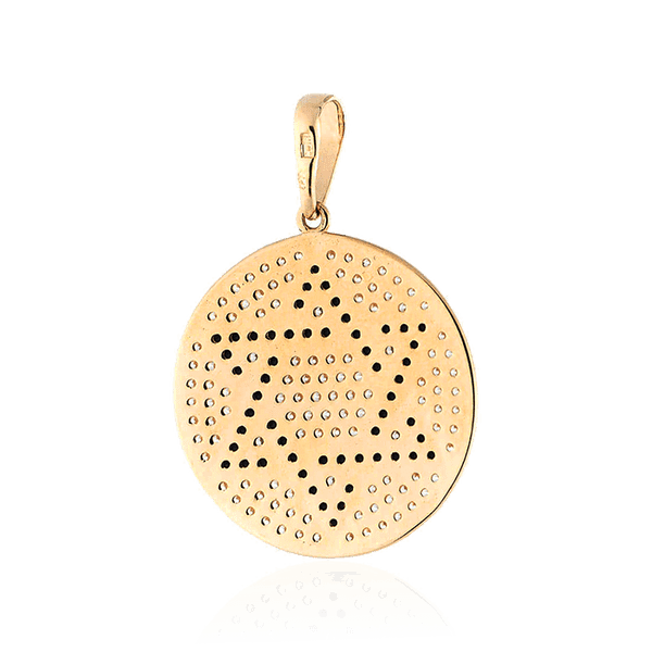 золотой кулон Звезда Давида фото