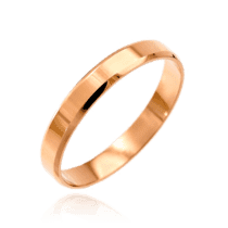 обзорное фото Золотое обручальное кольцо американка 036691  Золотые кольца