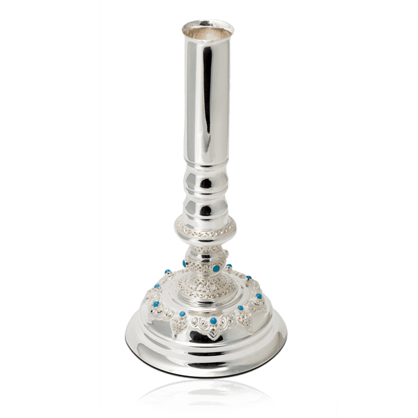 Серебряный подсвечник 0709107007 детальное изображение ювелирного изделия Серебряные подсвечники Серебряный подсвечник 0709107007 детальное изображение ювелирного изделия Серебряные подсвечники