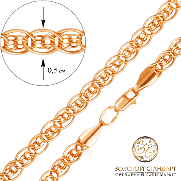 Золотая цепочка плетение Нонна бисмарк Золотая цепочка плетение Нонна бисмарк