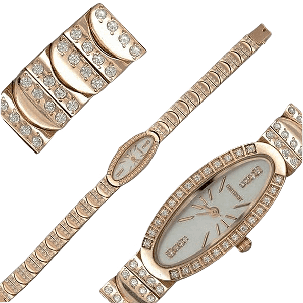 Ювелирные часы женские с цирконием Premium class 036162 детальное изображение ювелирного изделия Женские золотые часы Ювелирные часы женские с цирконием Premium class 036162 детальное изображение ювелирного изделия Женские золотые часы