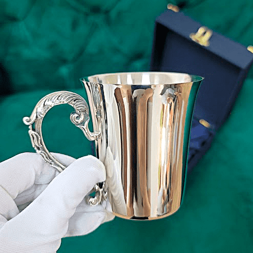 чашка срібна чашка срібна