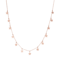 обзорное фото Золотое колье с подвескамий Рианна Звезды 032421 Золотое колье без камней обзорное фото Золотое колье с подвескамий Рианна Звезды 032421  Золотое колье без камней