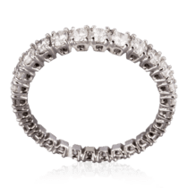 обзорное фото Кольцо из белого золота с бриллиантами 024083  Золотые кольца с бриллиантами