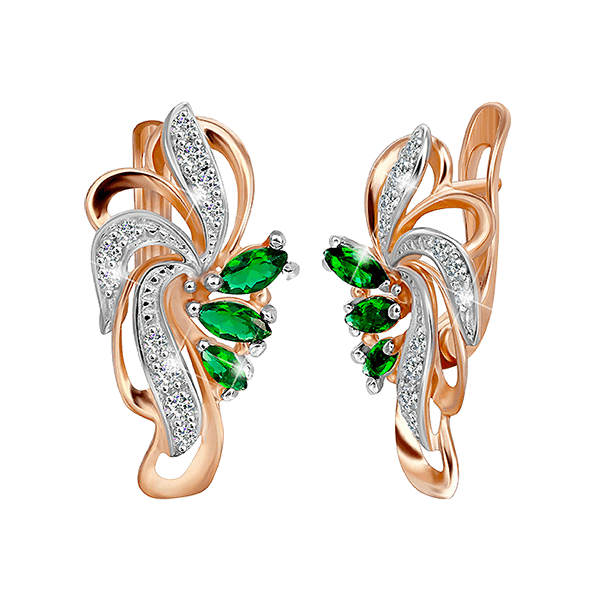 Серебряные серьги СК3ФИ/006 детальное изображение ювелирного изделия Серьги с позолотой Серебряные серьги СК3ФИ/006 детальное изображение ювелирного изделия Серьги с позолотой