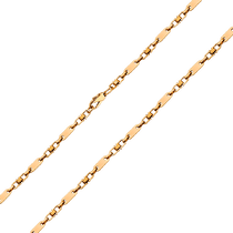 обзорное фото Фантазийная золотая цепочка литая 034720 Золотые цепочки обзорное фото Фантазийная золотая цепочка литая 034720  Золотые цепочки