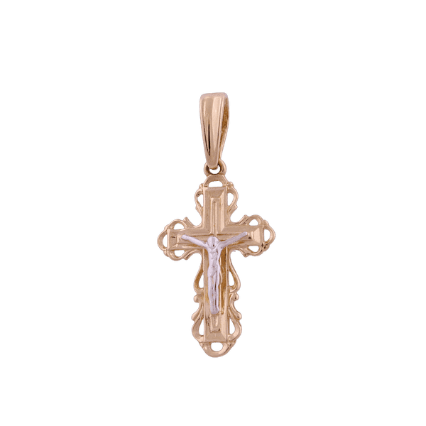 Золотой крестик 501333 детальное изображение ювелирного изделия Золотые крестики Золотой крестик 501333 детальное изображение ювелирного изделия Золотые крестики