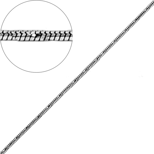 Cеребряная цепочка Тонда ip6065 детальное изображение ювелирного изделия Серебряные цепочки