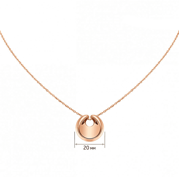 Цепочка в красном золоте 585 пробы якорного плетения «Золотая волна» без вставок Цепочка в красном золоте 585 пробы якорного плетения «Золотая волна» без вставок