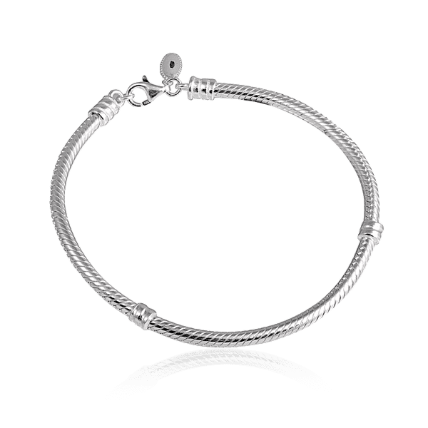 Серебряный браслет для подвесов шарм 024828 детальное изображение ювелирного изделия Серебряные браслеты для шармов Серебряный браслет для подвесов шарм 024828 детальное изображение ювелирного изделия Серебряные браслеты для шармов