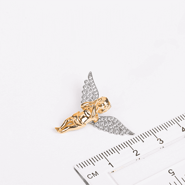 золотий підвіс янголятко золотий підвіс янголятко