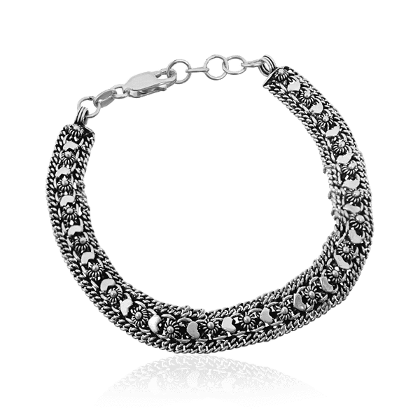 Серебряный браслет 026192 детальное изображение ювелирного изделия Серебряные женские браслеты Серебряный браслет 026192 детальное изображение ювелирного изделия Серебряные женские браслеты