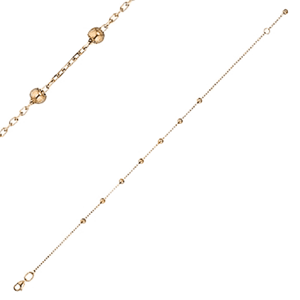 Тонкий браслет на руку из красного золота 037074 детальное изображение ювелирного изделия Золотые браслеты Тонкий браслет на руку из красного золота 037074 детальное изображение ювелирного изделия Золотые браслеты