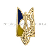 обзорное фото Золотой значок Герб Украины 660077Е  Золотые значки