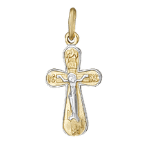 обзорное фото Серебряный крестик П32/069  Серебряные подвески крестики