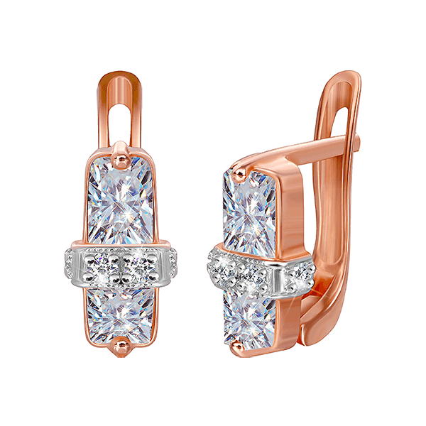 Серебряные серьги СК3Ф/017 детальное изображение ювелирного изделия Серьги с позолотой Серебряные серьги СК3Ф/017 детальное изображение ювелирного изделия Серьги с позолотой