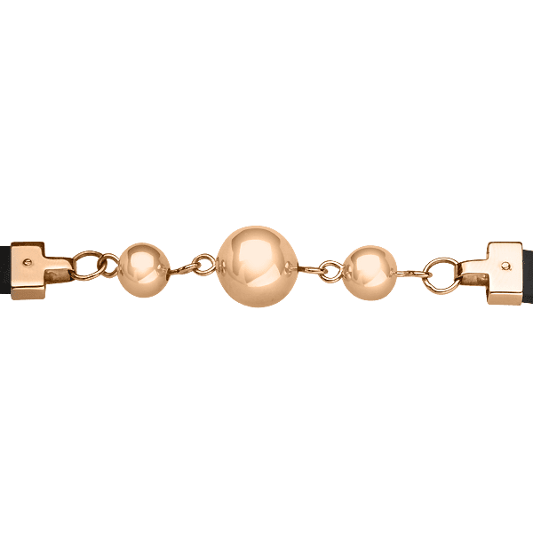 Золотой браслет каучук