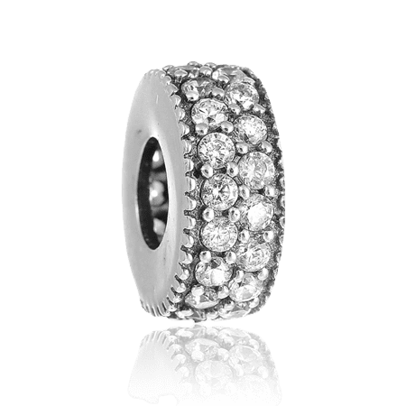 Серебряный подвес-шарм с фианитом 024939 детальное изображение ювелирного изделия Серебряные подвесы-шармы (бусины) Серебряный подвес-шарм с фианитом 024939 детальное изображение ювелирного изделия Серебряные подвесы-шармы (бусины)