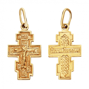 Золотой крестик 1,4,0674 детальное изображение ювелирного изделия Золотые крестики Золотой крестик 1,4,0674 детальное изображение ювелирного изделия Золотые крестики