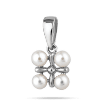 обзорное фото Подвеска в белом золоте с 4 жемчужинами 040021 Золотые кулоны с жемчугом обзорное фото Подвеска в белом золоте с 4 жемчужинами 040021  Золотые кулоны с жемчугом